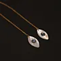 Mother-of-Pearl and Abalone Earrings Hand-Carved Pair