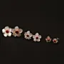Red Cherry Blossom Coral and Silver Jewellery Set 3 Pieces