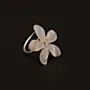 Baladi Jasmine Mother-of-Pearl Silver Jewellery Set 3 Pieces