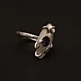 Evil Eye Ring in Mother-of-Pearl and Abalone Free Size