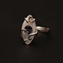 Evil Eye Ring in Mother-of-Pearl and Abalone Free Size