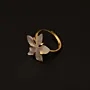 Baladi Jasmine Ring in Mother-of-Pearl and Copper Free Size