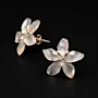 Baladi Jasmine Mother-of-Pearl Silver Jewellery Set 3 Pieces