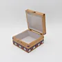Handmade Wooden Keepsake Box with Mosaic Tile Detail