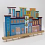 Handmade Wooden Coastal House Key Holder - 30 x 20 cm