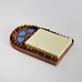 Heritage Window Magnetic Notepad with Beaded Frame - 8 x 5 cm
