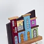 Handmade Wooden Wall Key Holder with Mini Neighborhood Block Design