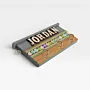 Personalized Wooden City Name Wall Key Holder - Jordan Design