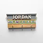 Personalized Wooden City Name Wall Key Holder - Jordan Design
