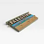 Personalized Wooden City Name Wall Key Holder - Palestine Design
