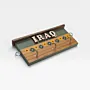 Personalized Wooden City Name Wall Key Holder - Iraq Design