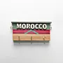 Personalized Wooden City Name Wall Key Holder - Morocco Design