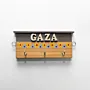 Personalized Wooden City Name Wall Key Holder - Gaza Design