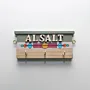 Personalized Wooden City Name Wall Key Holder - Al Salt Design