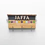 Personalized Wooden City Name Wall Key Holder - Jaffa Pastel Design