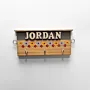 Personalized Wooden City Name Wall Key Holder - Jordan Heritage Design