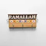 Personalized Wooden City Name Wall Key Holder - Ramallah Design