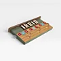Personalized Wooden City Name Wall Key Holder - Irbid Design