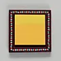 Floral Square Magnetic Notepad with Yellow Notes - 7 x 7 cm