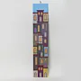 Handmade Wooden Dark City Tower Wall Art - 50 x 10 cm