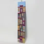 Handmade Wooden Dark City Tower Wall Art - 50 x 10 cm