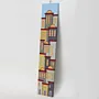 Handmade Wooden Warm City Tower Wall Art - 50 x 10 cm