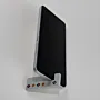 Handmade Wooden Desk Phone Stand with Light Grey Red Diamond Pattern - 6 cm