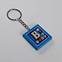 Handmade Wooden Initial B Keychain and Bag Charm - 4 x 4 cm