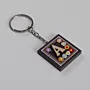 Handmade Wooden Initial A Keychain and Bag Charm - 4 x 4 cm