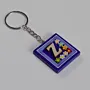 Handmade Wooden Initial Z Keychain and Bag Charm - 4 x 4 cm