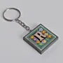 Handmade Wooden Initial R Keychain and Bag Charm - 4 x 4 cm