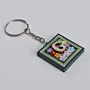 Handmade Wooden Initial G Keychain and Bag Charm - 4 x 4 cm