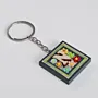 Handmade Wooden Initial N Keychain and Bag Charm - 4 x 4 cm