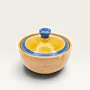 Handmade Colored Ceramic Sugar Bowl for Table Serving
