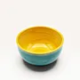 Handmade Blue Ceramic Bowl for Snacks and Serving