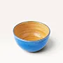 Handmade Green Ceramic Bowl for Snacks and Serving