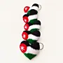 Handmade Crochet Jordan Flag Keychain and Souvenir Charm thumbnail