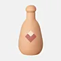 Maroon Olla Clay Bottle Handmade 800 ml (Calligraphy or Pattern) thumbnail