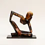 Wiz - Whimsical Gypsum Marble Sculpture - Artistic Decor - 20x20 cm thumbnail