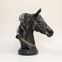 Blaze - Hand Painted Gypsum Marble Sculpture - Bold Design - 36x25 cm thumbnail