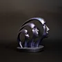 Bless - Elegant Serene Gypsum Marble Sculpture Art - 22x20 cm thumbnail