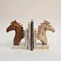 Dual Grace - Twin Gypsum Marble Sculpture - Elegant Balance - 22x17 cm thumbnail