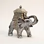 Regal - Hand Painted Royal Gypsum Marble Sculpture Art - 24x16 cm thumbnail