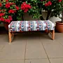 Handcrafted Modern Bench – Pine Wood Cushioned Seating  - (6–8) kg