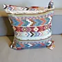Handcrafted Bedouin Cushion Cover - Square Woven Design - 43x43 cm thumbnail