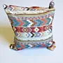 Handcrafted Bedouin Cushion Cover - Square Woven Design - 43x43 cm thumbnail
