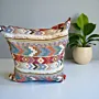 Handcrafted Bedouin Cushion Cover – Square Woven Design (43×43 cm)