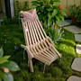 Handcrafted Foldable Teak Trap Chair - Solid Wood - 84x60x86 cm thumbnail