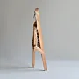 Handcrafted Foldable Teak Trap Chair - Solid Wood - 84x60x86 cm thumbnail