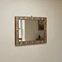 Handcrafted Full-Length Ceramic Mirror – Pine Wood Artistic Finish (160×78 cm)